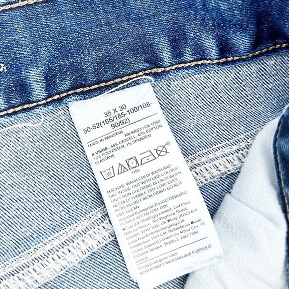 Banana Republic Traveler Slim Fit Jeans Sz 35x30 - Picture 3 of 4